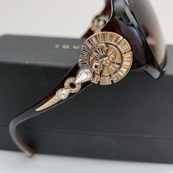 Bvlgari Serpenti with Swarovski Crystals Sunglasses - Picture 6 of 10